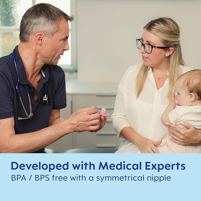 MAM Original Matte Baby Pacifiers, Binky for 16+ Months, BPA-Free Silicone Nipple, Easy to Clean, Best for Breastfed Babies, Developed with Medical Experts, 2 Count Binkies with Sterilizer Case