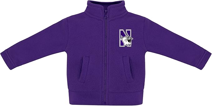 Creative Knitwear College Baby Polar Fleece Jacket-Team Logo, Multiple Colors, for Boys & Girls (12 Mos-8 Yrs)