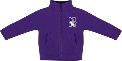 Creative Knitwear College Baby Polar Fleece Jacket-Team Logo, Multiple Colors, for Boys & Girls (12 Mos-8 Yrs)
