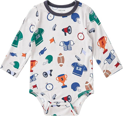 pureborn Baby Boys Girls Bodysuit Super Soft Cotton Romper 0-24 Months