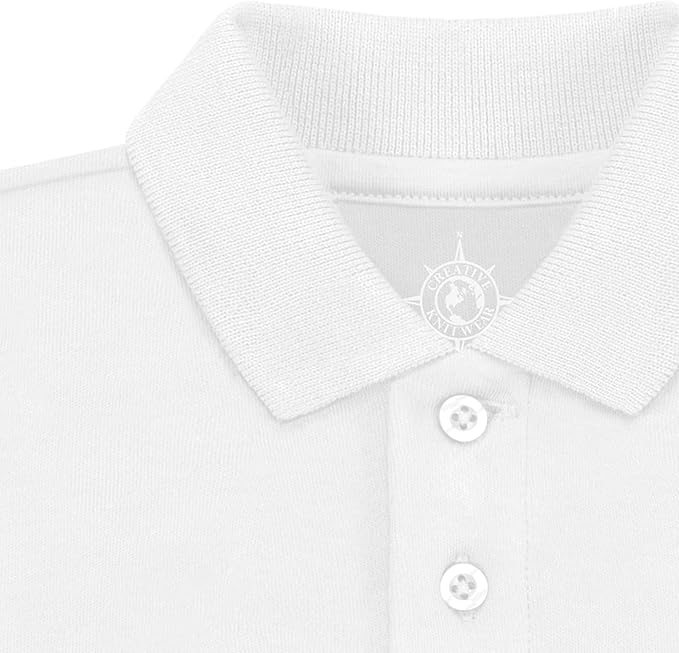 Creative Knitwear College Baby Polo Bodysuit Solid - Team Logo, Multiple Colors, for Boys & Girls (0-12 Months)