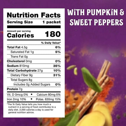 Patak’s Lentil & Veggie Tikka Masala - Vegetarian Indian Curry w/Lentils, Beans, Pumpkin, Sweet Potatoes & Vegetables - Ready-to-Eat Microwaveable Meal - Serve with Rice or Naan - 10.5oz (Pack of 1)