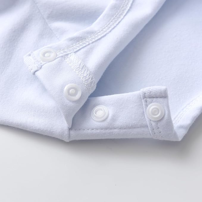 KuKitty 3Pcs Baby Girl Outfits Set Long Sleeve T-Shirt Tops Flowers Pants with Headband