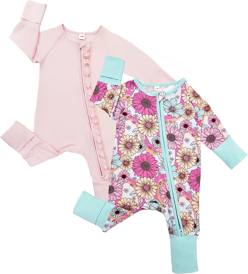 Bow Dream Baby Bamboo Rayon Romper Girl Footless Viscose Newborn Infant Footie Mitten Cuffs Toddler Boy Clothes