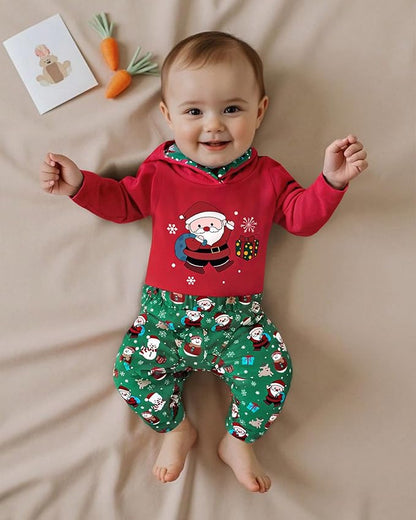 Baby Clothes Boy Newborn Outfits Animal Print Long Sleeve Romper and Pants 2PCS Fall Winter Infant Clothing Set