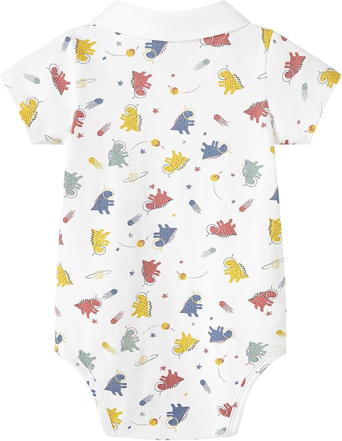 pureborn Baby Boys Girls Bodysuit Super Soft Cotton Romper 0-24 Months