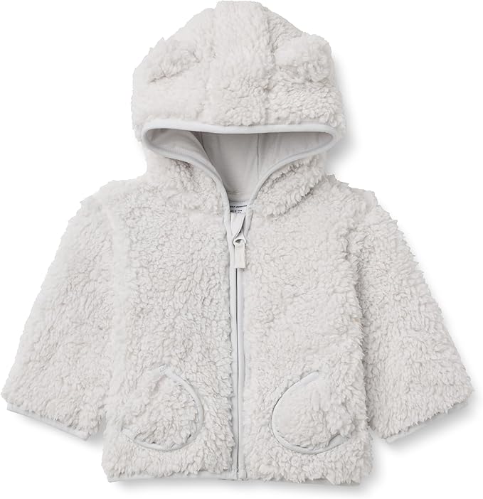 Amazon Essentials baby-boys Hooded Sherpa Jacket