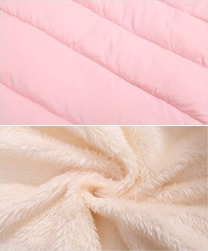 Happy Cherry Kids Boy's Girls Winter Coat Fleece Lined Thick Down Coats Puffy Jackets with Hood