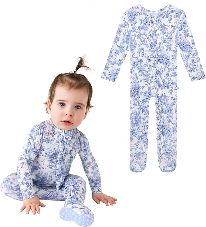 Ruffled Zippered Vintage Pink Rose One Piece