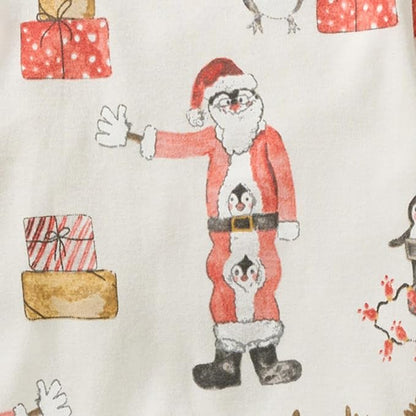 Burt's Bees Baby Boys' 2-Piece Long Sleeve Tee and Pants Organic Cotton Pajama Set