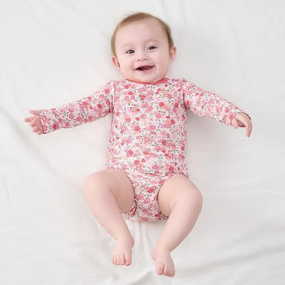 pureborn Baby Girls Boys Bodysuit Super Soft Cotton Romper 0-24 Months