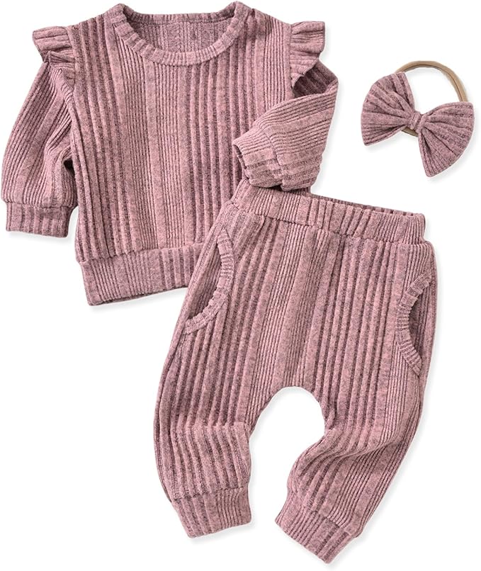 Aalizzwell Infant Baby Girl Fall Winter Outfit