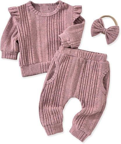 Aalizzwell Infant Baby Girl Fall Winter Outfit