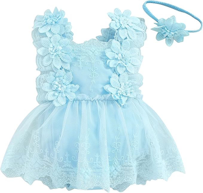 Baby Girl Clothes Floral Boho Lace Romper Bodysuit Romper Jumpsuit Summer Outfit Summer Baby Clothes Girls