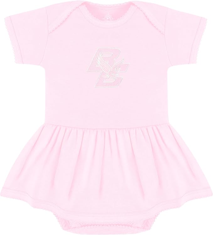 Creative Knitwear College Baby Picot Bodysuit Dress - Team Logo, Multiple Colors, for Baby Girls (0-24 Months)