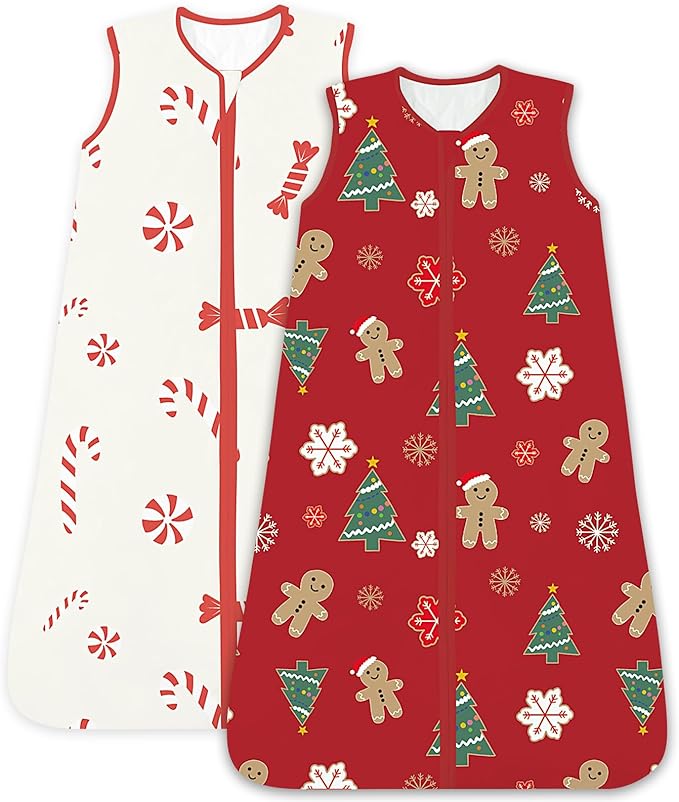 Baby Sleep Sack, 1.0 TOG Cozy Wearable Blanket, Soft Sleeping Bag with Zipper, Toddler Sleep Sack 0-3-6-12-24-3T