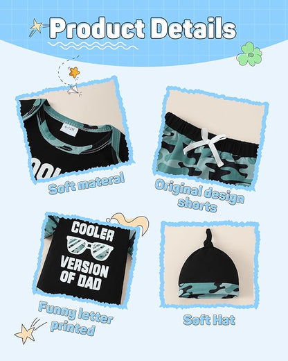 Baby Boy Swimsuit UPF 50+ Sun Protection Rash Guard Swimwear Zipper One Piece Toddler Boy Bathing Suit With Hat