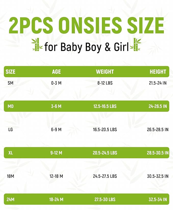DEFAHN 2PCS Visocse from Bamboo Baby Rompers Unisex Onsies Solid Short Sleeve Baby Bodysuit 0-24 Months