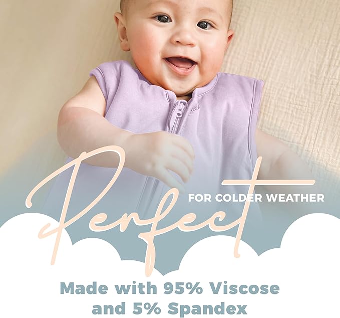 Nyte Nyte Baby - Sleeveless Soft Baby & Toddler Sleeping Sack, Breathable with Adjustable Feet Cuffs & Anti-Slip Grip