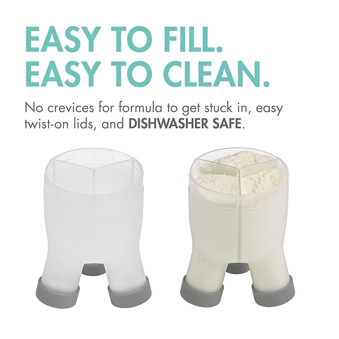 Boon Tripod Formula Container - Gray, 1 Count (Pack of 1)