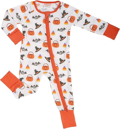 LollyBanks Baby Pajamas, 2-Way Zipper Infant Romper, 95% Viscose Made from Bamboo and 5% Spandex, Baby Sleepers