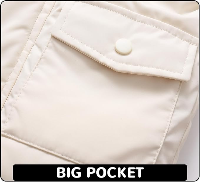 Toddler Winter Coat Baby Puffer Jacket Girl Hoodie Boy Snow Outerwear Clothes 5T