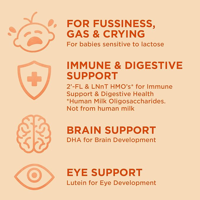 Amazon Brand - Mama Bear Sensitivity Baby Formula Powder, 2'-FL HMO, for Fussiness & Gas when Sensitive to Lactose, Non-GMO, 22.5 oz, 1.4 pound (Pack of 1)