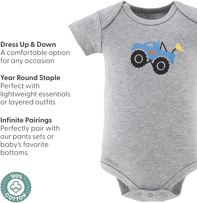 The Peanutshell Baby Boys' Bodysuits, Baby Clothes Boy, Newborn to 24m Baby Body Suits, Infant Boys Outfits, Baby Essentials