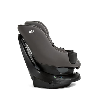 Joie Chili Spin 360 2-in-1 Rotating Convertible Car Seat with a 360 Spin and Easy Installation - Lower Anchor Attachment or Vehicle Belt Installation (Thunder)