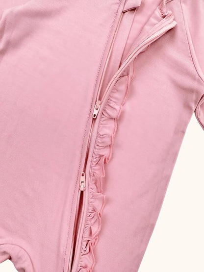 Bow Dream Baby Girl Romper Jumpsuit Bamboo Rayon Baby Clothes Boys & 2 Way Zipper Outfit Baby Clothes for Girls