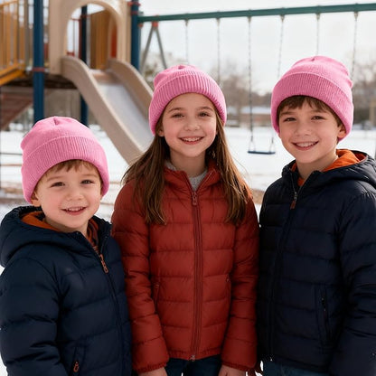 ZOORON Toddler Beanie Baby Kids Beanies Warm Winter Hat Knit Skull Cap for Boys & Girls Soft Children Infant Hat