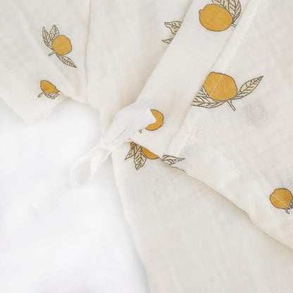 Baby Kimono Robe Newborn Cotton Yarn Bodysuit Romper Infant Japanese Pajamas 0-24 Months