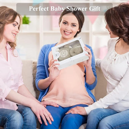 COTTONEBEBE Baby Toys, Stuffed Animal Toy with Lullaby Music for Infant Babies 0 3 6 12 to 36 Months Boy & Girl,Ideal Gift for Newborn (Little Elephant, Cotton)