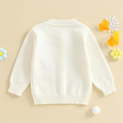 Baby Girl Cardigan Sweater Long Sleeve Button Up Knit Sweatshirt Jacket Toddler Baby Girl Fall Outfits