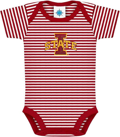 Creative Knitwear College Baby NCAA Infant Striped Bodysuit