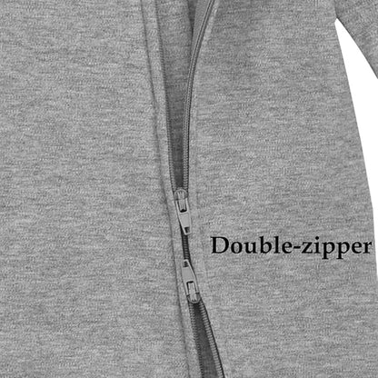 Aablexema Organic Cotton Baby Footie Pajamas with Mittens Newborn Soft Zip Sleeper