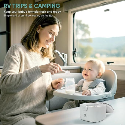 Termichy Milk-Powder Formula Dispenser Container: 14OZ Baby Formula Storage Container for Travel - Portable Formula Holder 400g