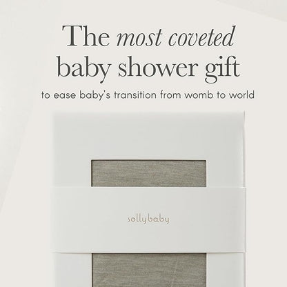 Solly Baby Wrap, Buttery-Soft Baby Carrier Newborn to Toddler 8-25 Lbs., Lightweight & Hands-Free Infant Sling Wrap, Breathable Summer Carrier, Baby Wearing & Postpartum Essential, New Mom Gift, Spelt