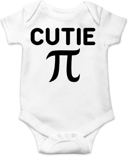 AW Fashions Cutie Pie Baby Bodysuit Cute Sweet Outfit Boys Girls Newborn Romper Infants Announcement