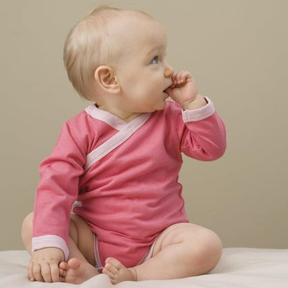 Babysoy Baby Kimono Wrap Around Onesie Bodysuit