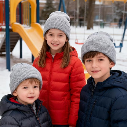 ZOORON Toddler Beanie Baby Kids Beanies Warm Winter Hat Knit Skull Cap for Boys & Girls Soft Children Infant Hat