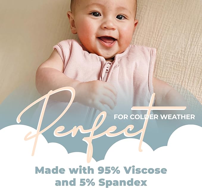 Nyte Nyte Baby - Sleeveless Soft Baby & Toddler Sleeping Sack, Breathable with Adjustable Feet Cuffs & Anti-Slip Grip