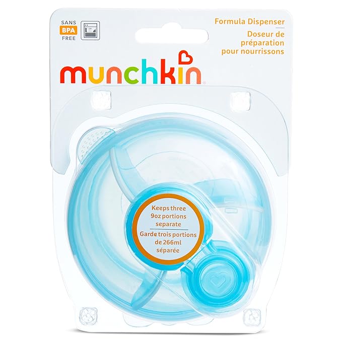 Munchkin® Formula Dispenser, BPA Free, 3 9oz Sections, Blue