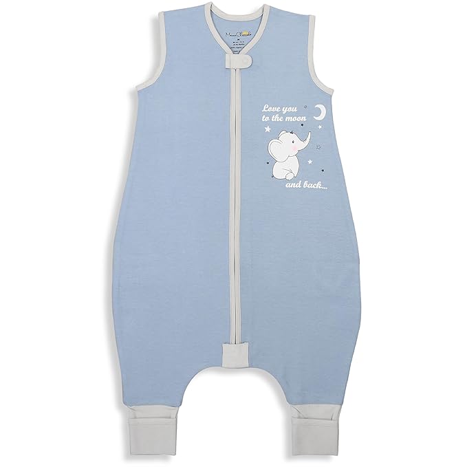 Mama Cheetah Toddler Sleep Sack with Feet 2T, 1.0 TOG Organic Cotton Baby Wearable Blankets with Legs, Baby Sleeping Bag for Walkers, Early Walker Medium