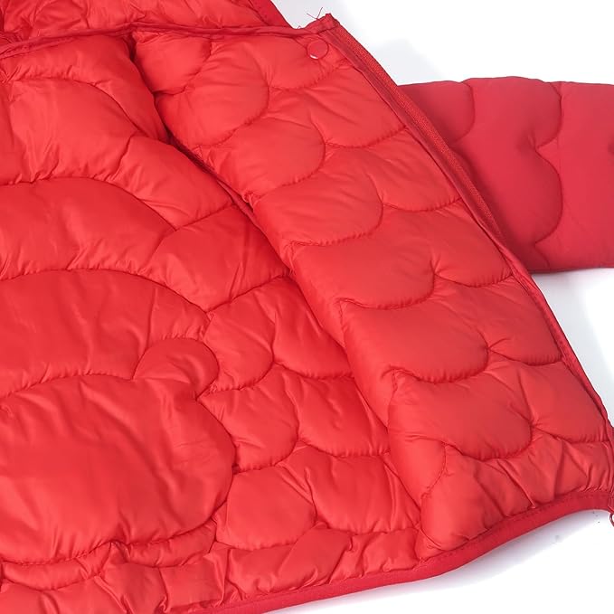 Toddler Winter Coats Puffer Padded Jacket Baby Boys Girls Bear Hoods Down Jacket Light Weight Infant Outerwear