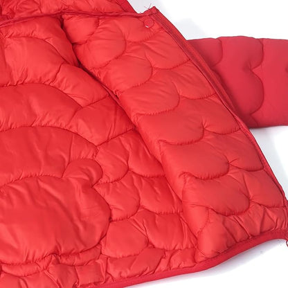 Toddler Winter Coats Puffer Padded Jacket Baby Boys Girls Bear Hoods Down Jacket Light Weight Infant Outerwear