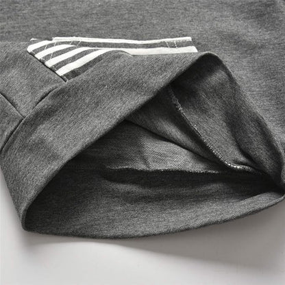 Toddler Infant Baby Boy Clothes Striped Long Sleeve Hoodie Tops Sweatsuit Pants Outfit Set