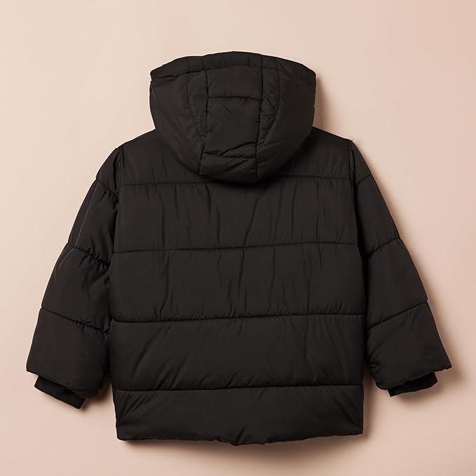 Amazon Essentials Babies, Toddlers, and Boys' Heavyweight Hooded Puffer Jacket