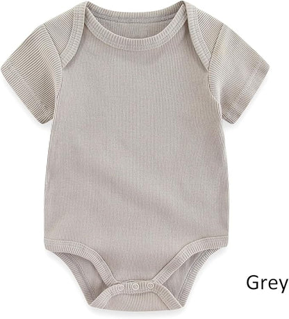 Baby Bodysuit Boy Girl Clothes Soft Newborn Infant Outfit Short Sleeve Romper