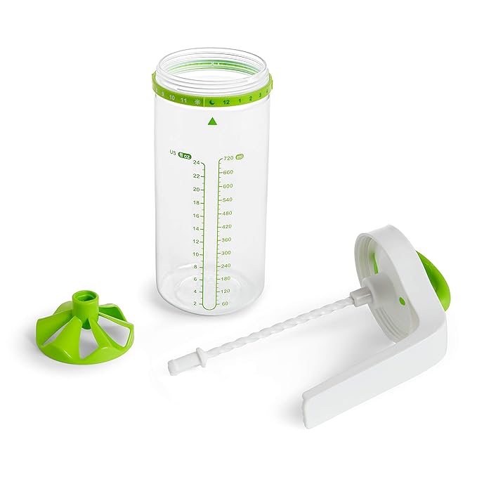 Munchkin Smart Blend Formula Mixing and Breast Milk Storage Pitcher, Mix and Store up to 24 Ounces, Green